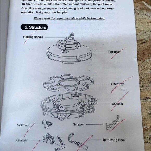 Baopilong Automatic Robotic Pool Cleaner - Picture 5 of 5